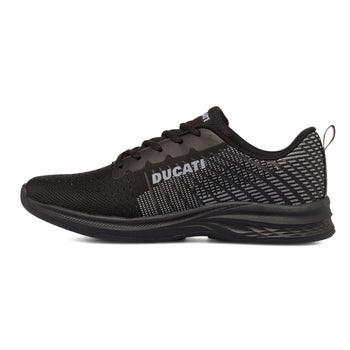 Scarpe sportive nere e grigie da uomo con logo laterale Ducati Radio, Brand, SKU s321000707, Immagine 0